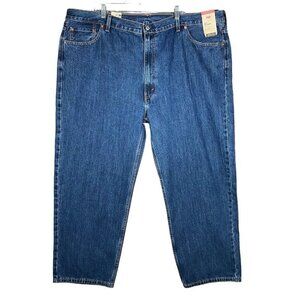 LEVI'S 550 Relaxed Fit Jeans Men's Big & Tall Size 50x30 Stone Wash Blue Medium